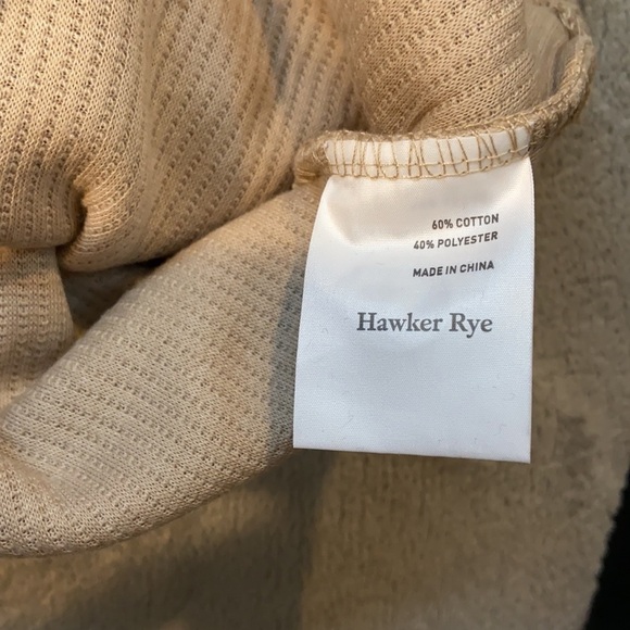 Men’s Hawker Rye ribbed button mock sweater XXL new - Picture 3 of 3